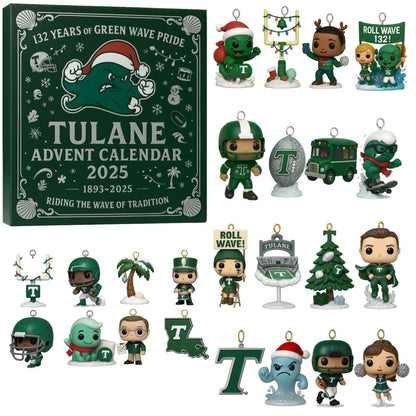 Tulane Green Wave 132nd Anniversary Advent Calendar