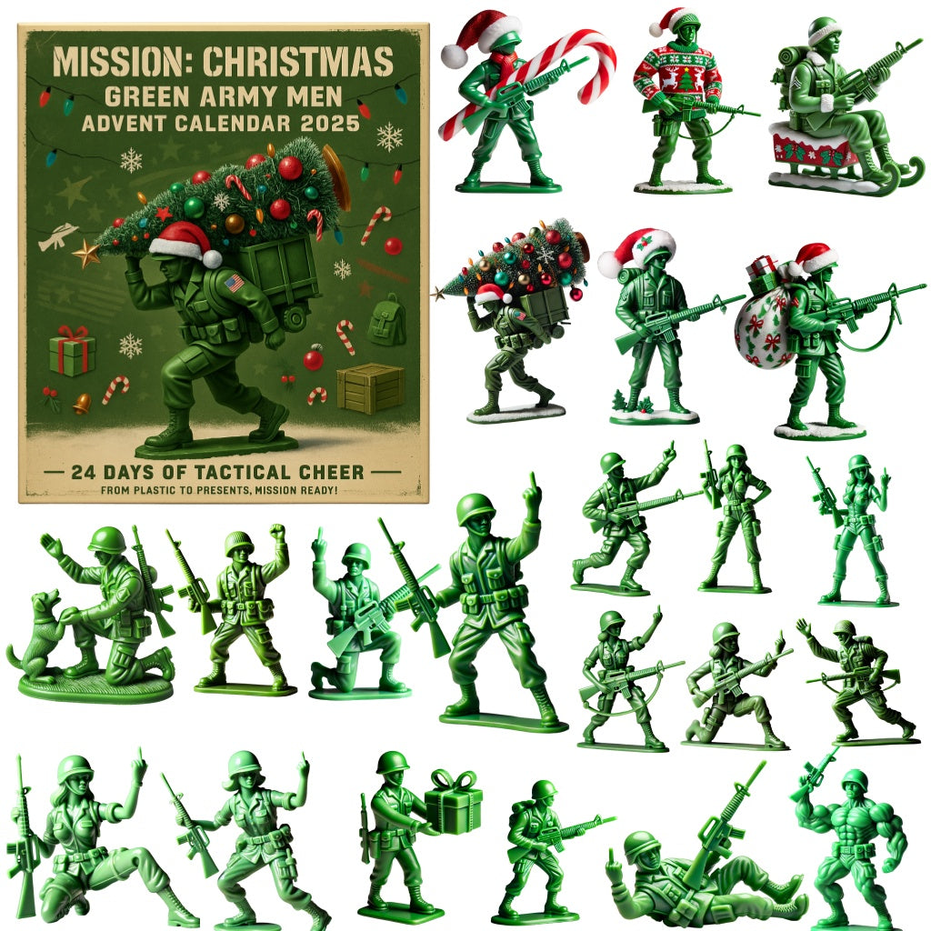MISSION: CHRISTMAS â€?Green Army Men Advent Calendar