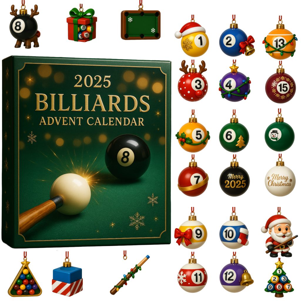 Billiards Themed 2025 Advent Calendar