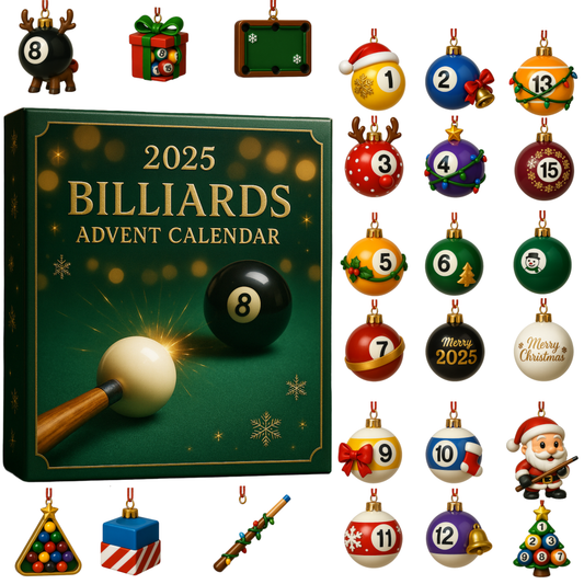 Billiards Themed 2025 Advent Calendar
