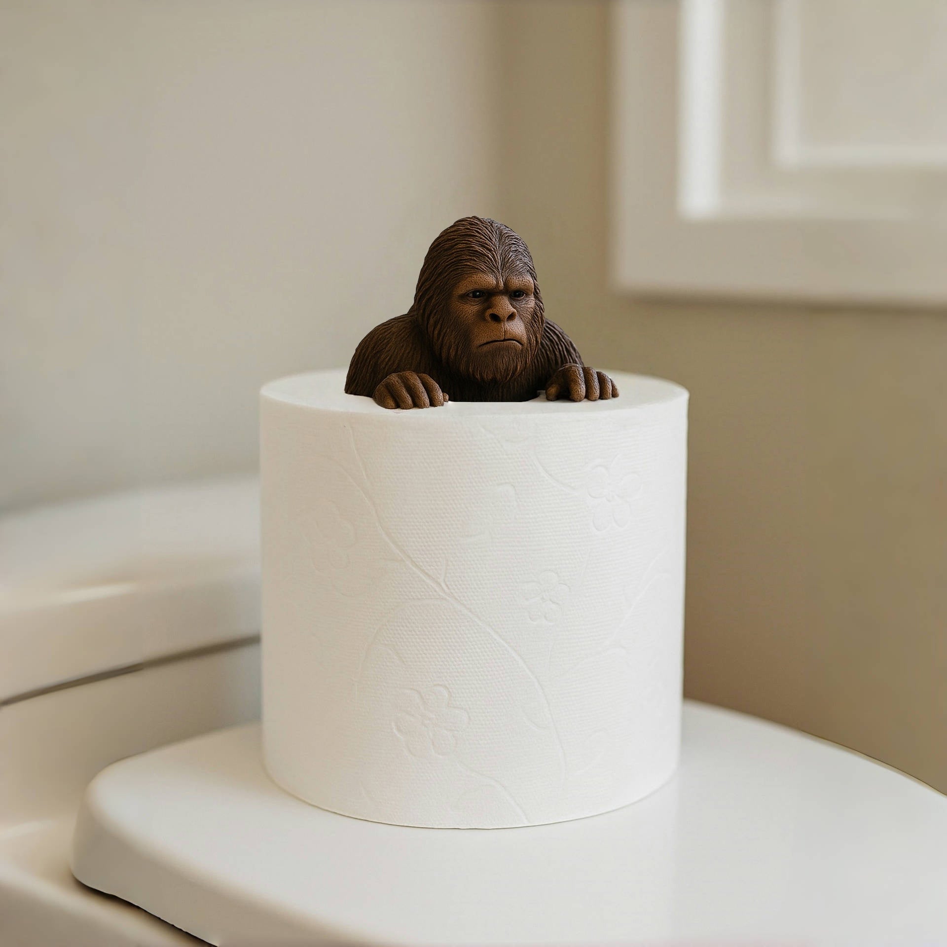 Bigfoot Toilet Paper | Funny Roll Cap