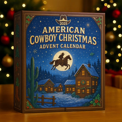 American Cowboy Christmas Advent Calendar 2025