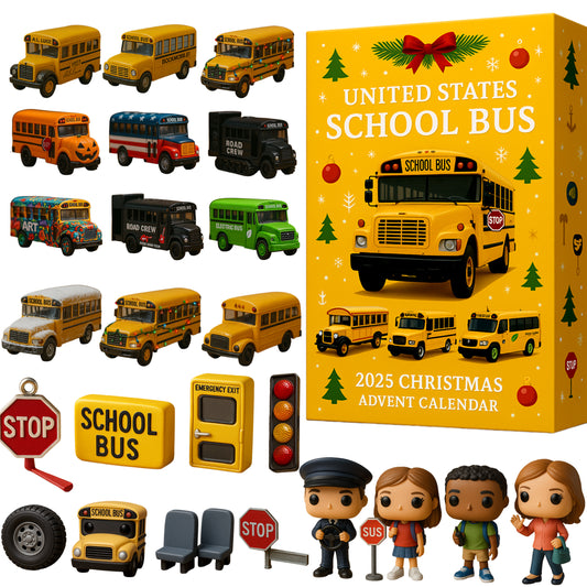 United States School Bus · 2025 Christmas Advent Calendar