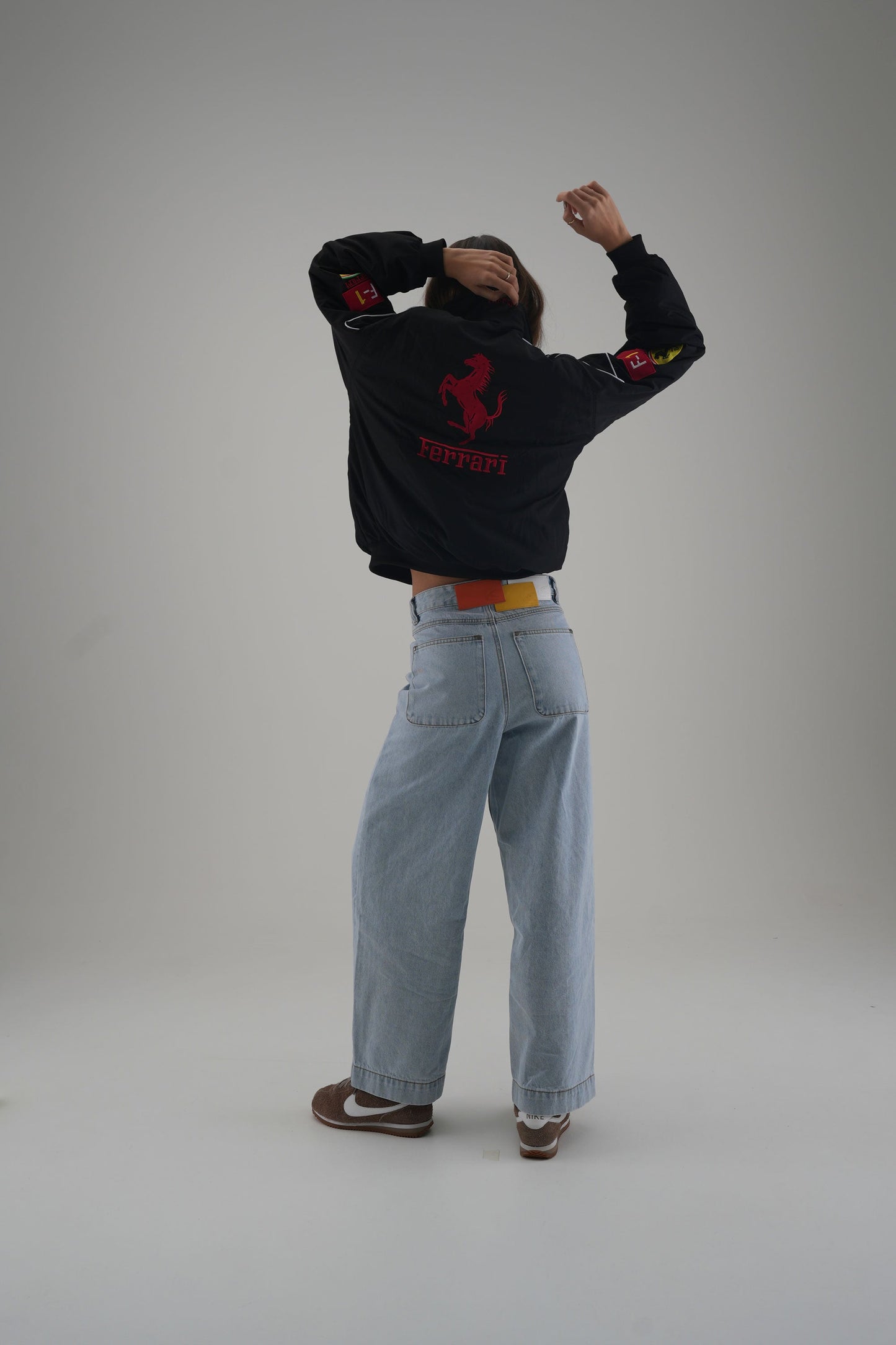 Ferrari F1 Vintage Racing Jacket - Black Edition