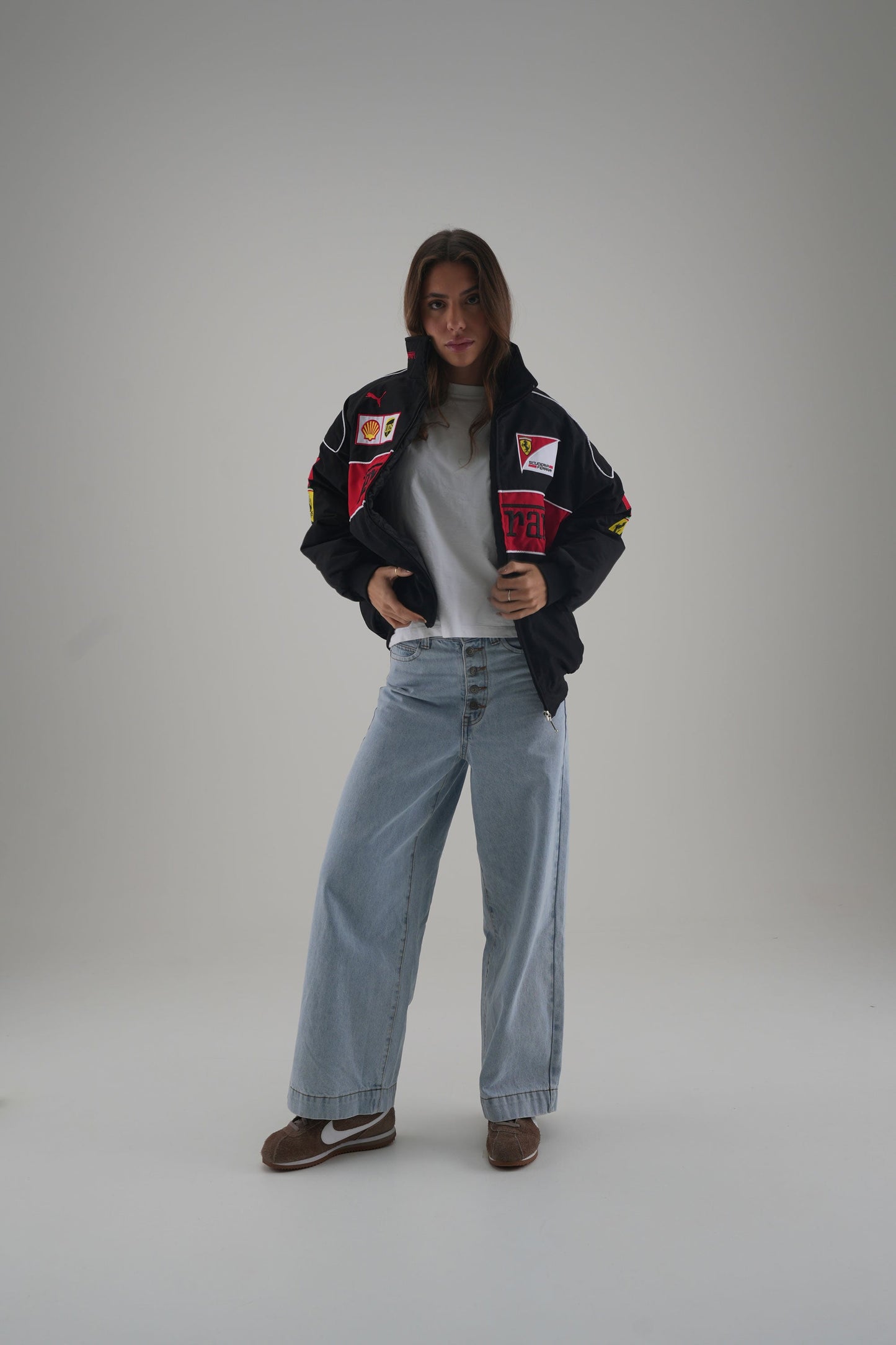 Ferrari F1 Vintage Racing Jacket - Black Edition