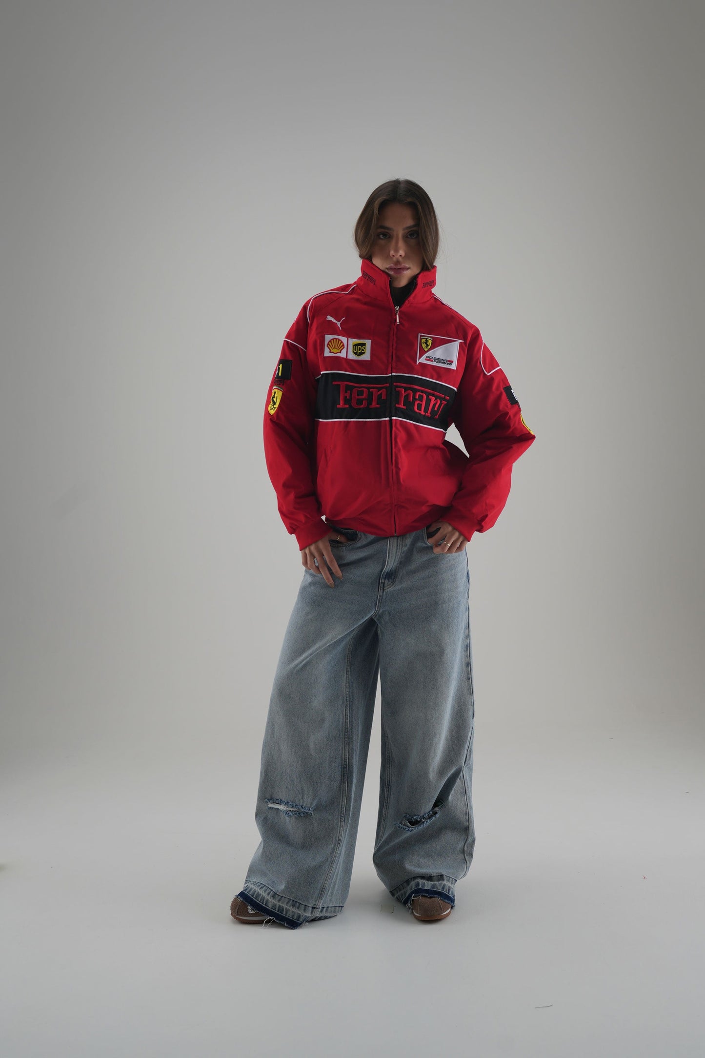 Ferrari F1 Vintage Racing Jacket - Red Edition