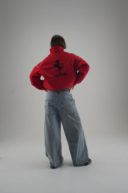 Ferrari F1 Vintage Racing Jacket - Red Edition