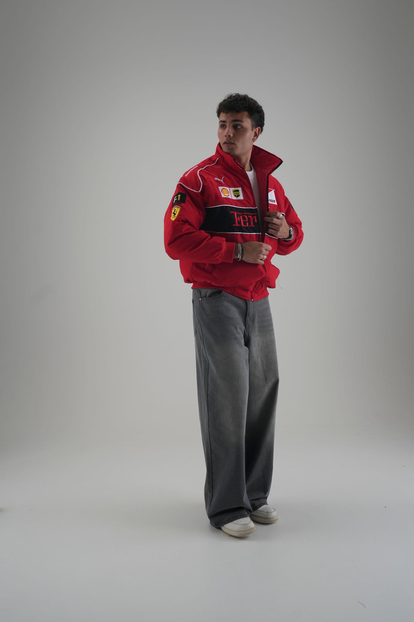 Ferrari F1 Vintage Racing Jacket - Red Edition