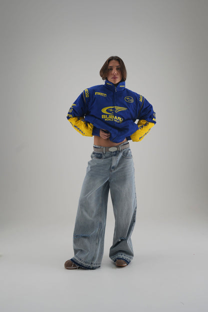 Subaru Rally Vintage Racing Jacket - Blue Edition