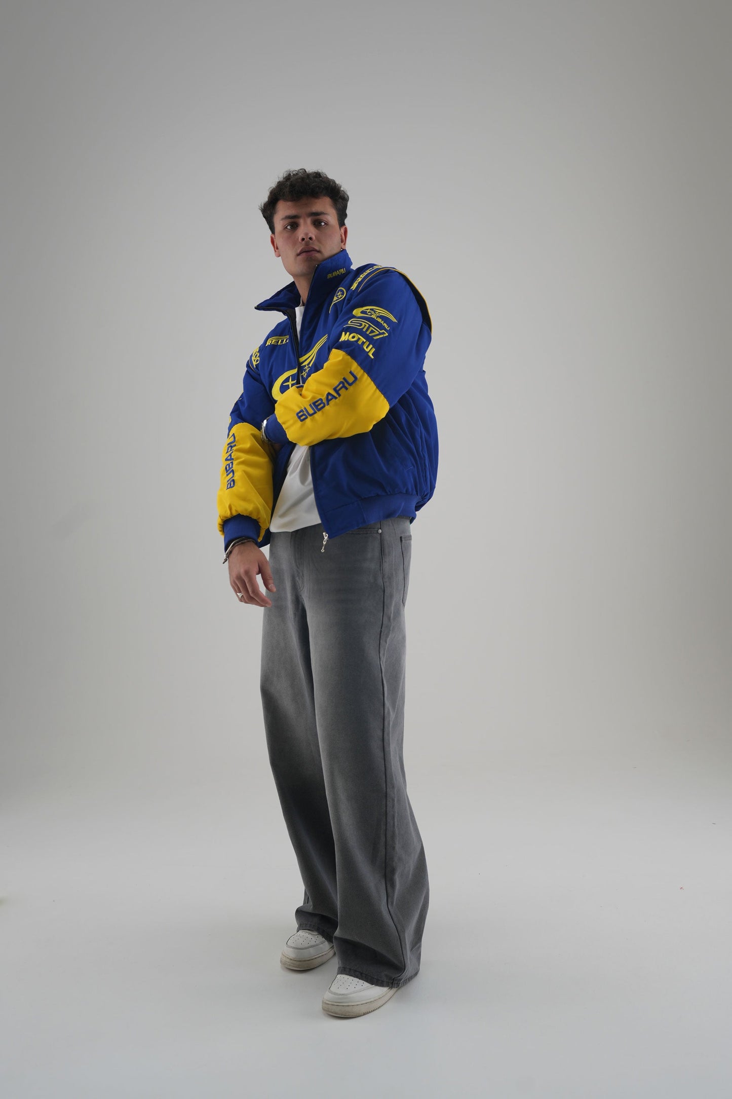 Subaru Rally Vintage Racing Jacket - Blue Edition