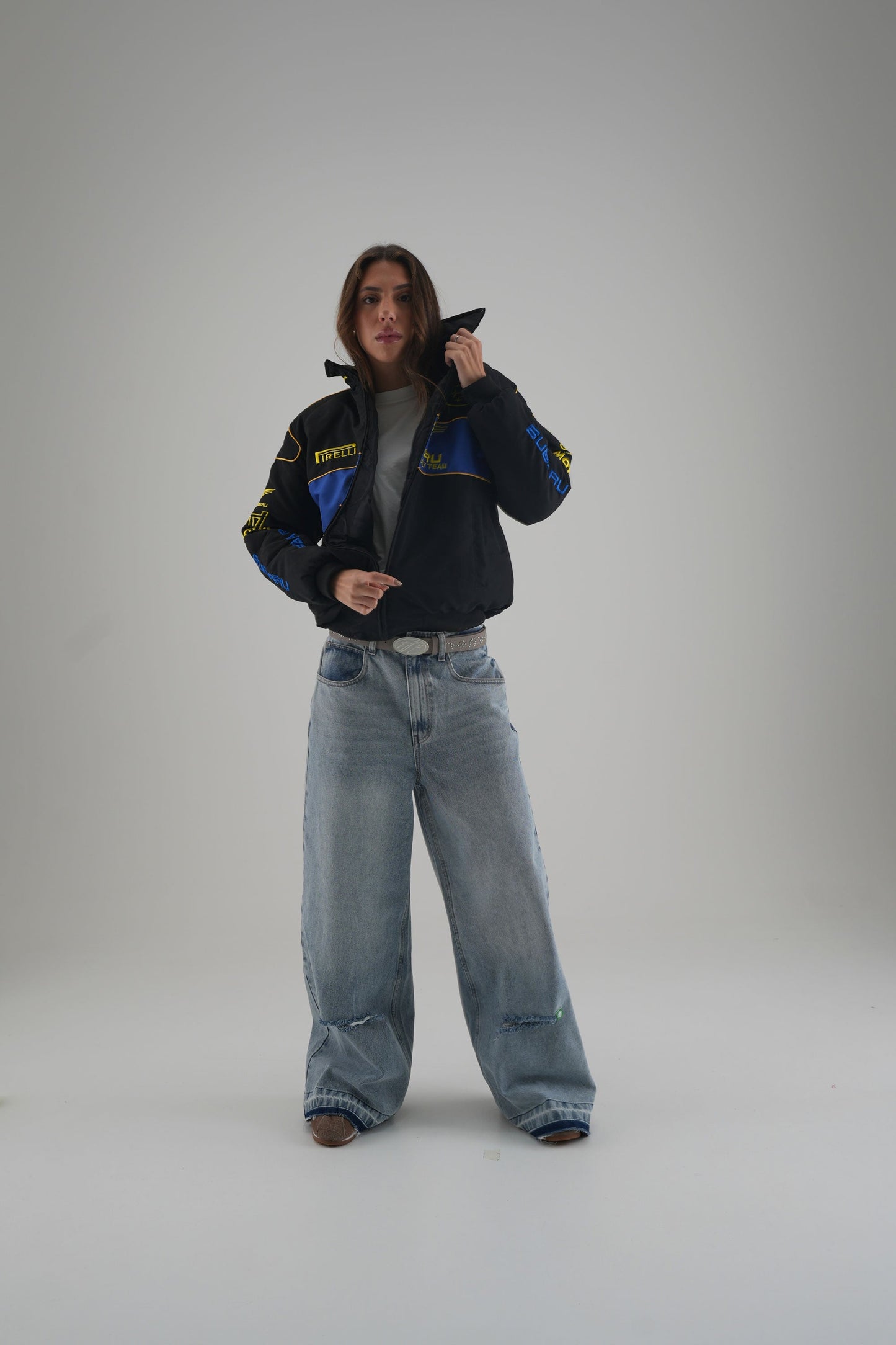 Subaru Rally Vintage Racing Jacket - Black Edition