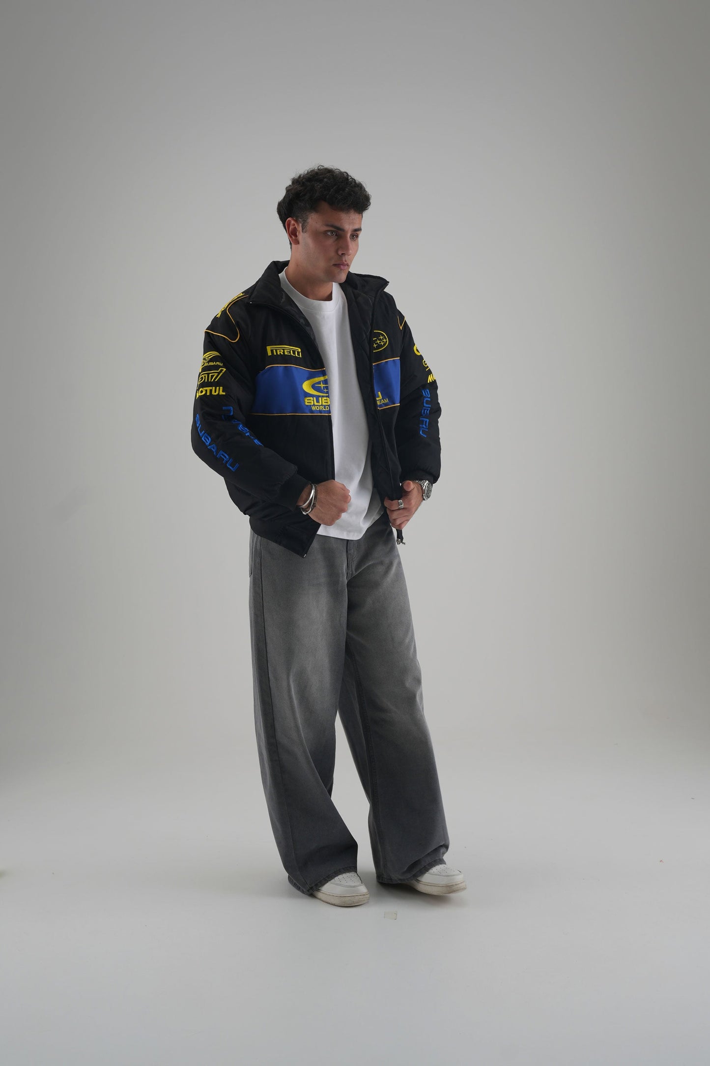 Subaru Rally Vintage Racing Jacket - Black Edition