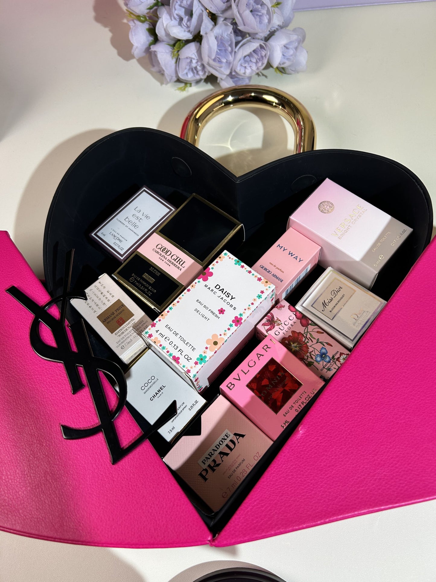 YSL Pink Gift  Set(Valentine`s Gift)
