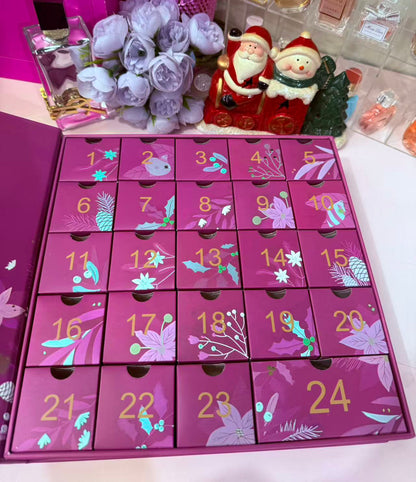 Flower Jigsaw and perfume Advent Calendar Box