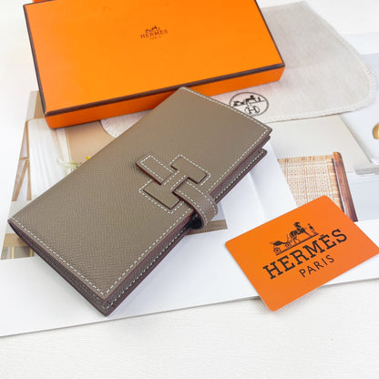 Hermes Goyard New H Passant Toutenmainte Wallet coffee