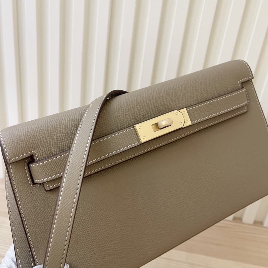 Hermes Goyard Kelly Elan gray