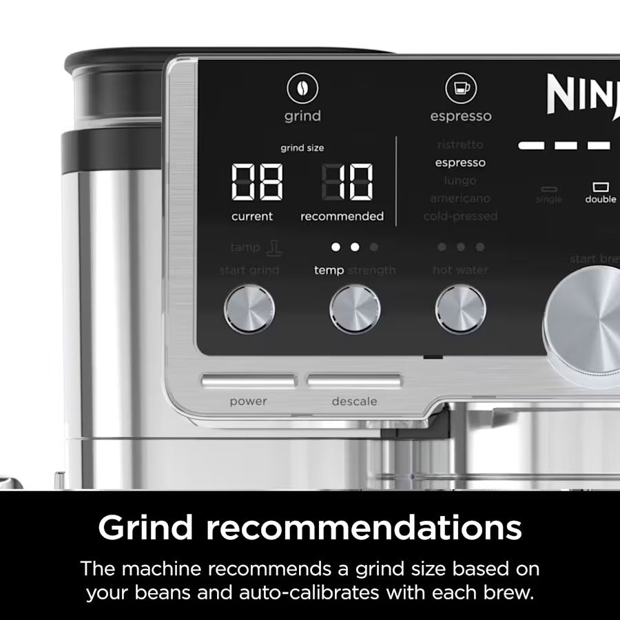 Ninja Luxe™ Café Pro 4 in 1 Espresso Drip Coffee & Cold Brew Maker With Hot Water Dispenser