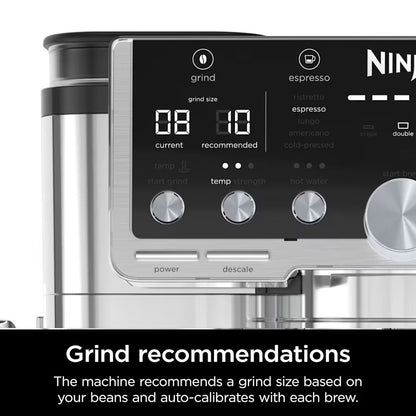 Ninja Luxe™ Café Pro 4 in 1 Espresso Drip Coffee & Cold Brew Maker With Hot Water Dispenser