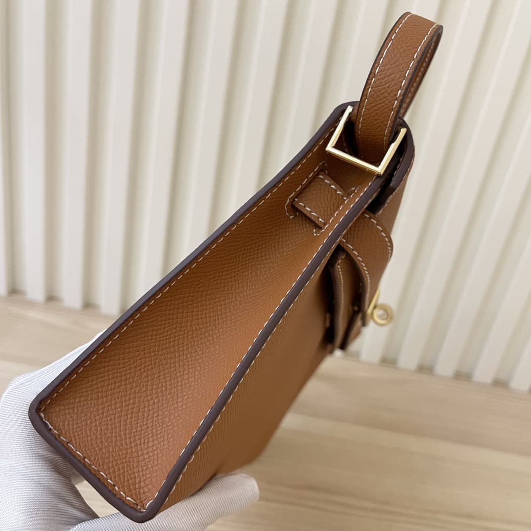 Hermes Goyard Kelly Elan brown