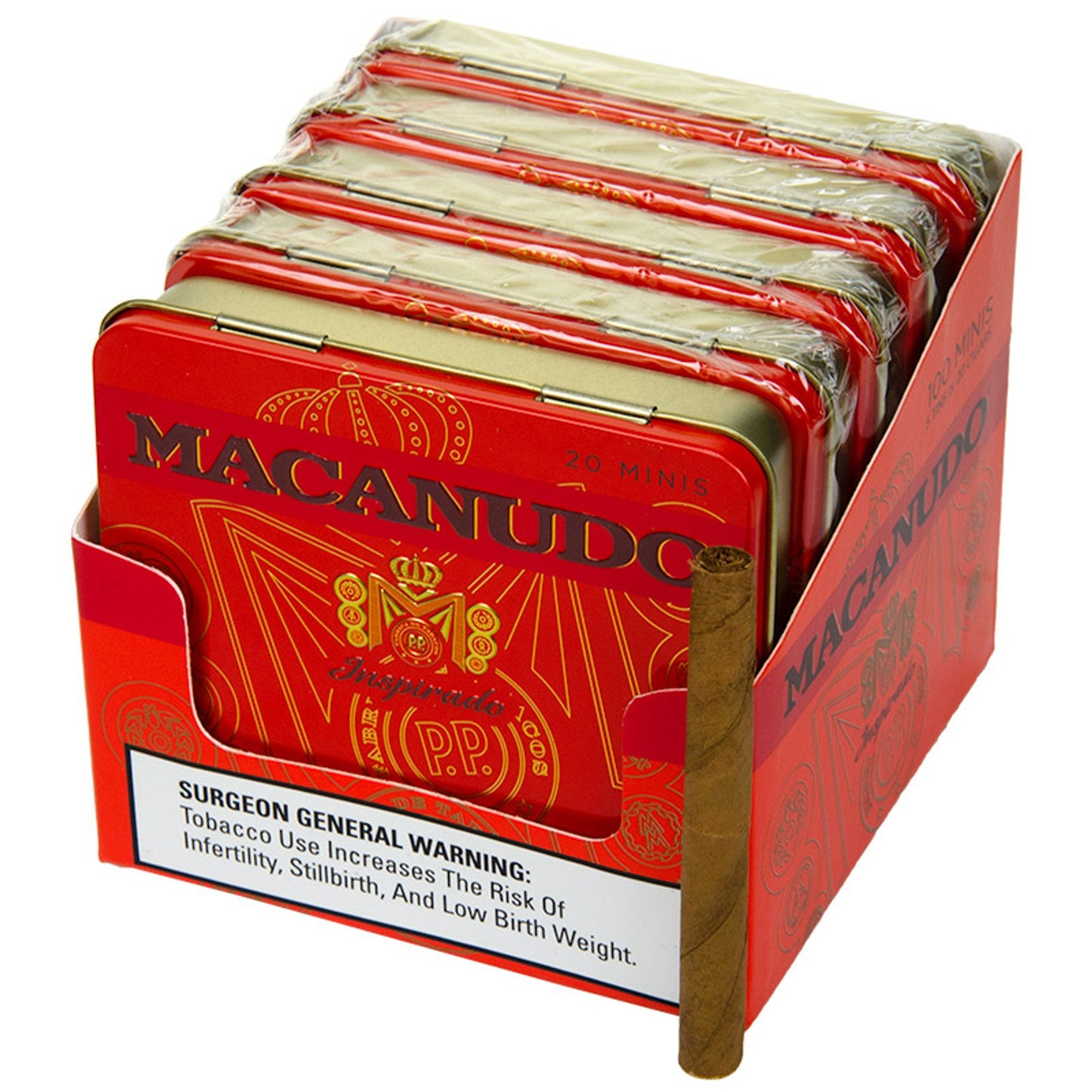 General cigar co. Macanudo Inspirado Orange Cigarillos 10pk Box