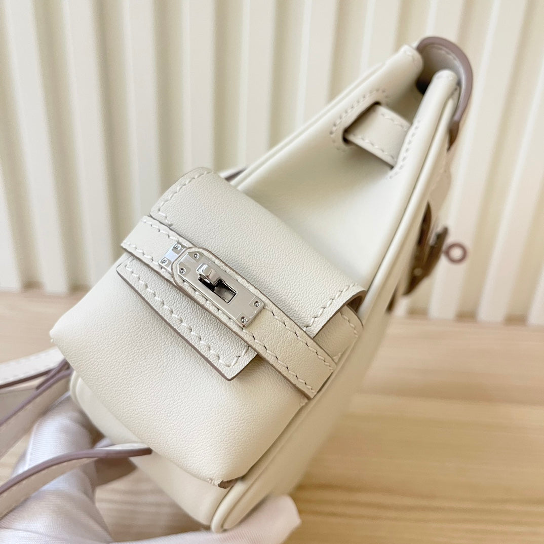 Hermes Goyard Kelly Jump white