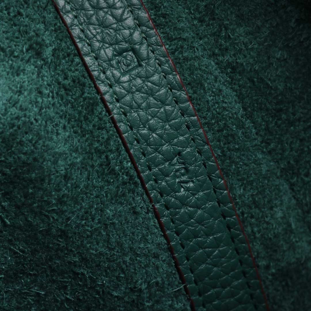 Hermes Goyard AAA-Picotin Lock 22cm 18cm bag BLACK/GREEN/BROWN