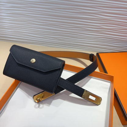 Hermes Goyard Kelly Pocket 18 Belt black
