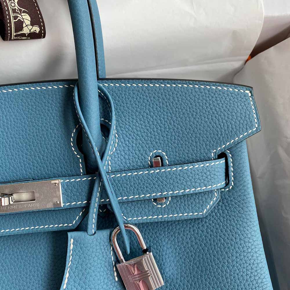 Hermes Goyard AAA-Birkin 25/30/35 Bag silver hardware brown