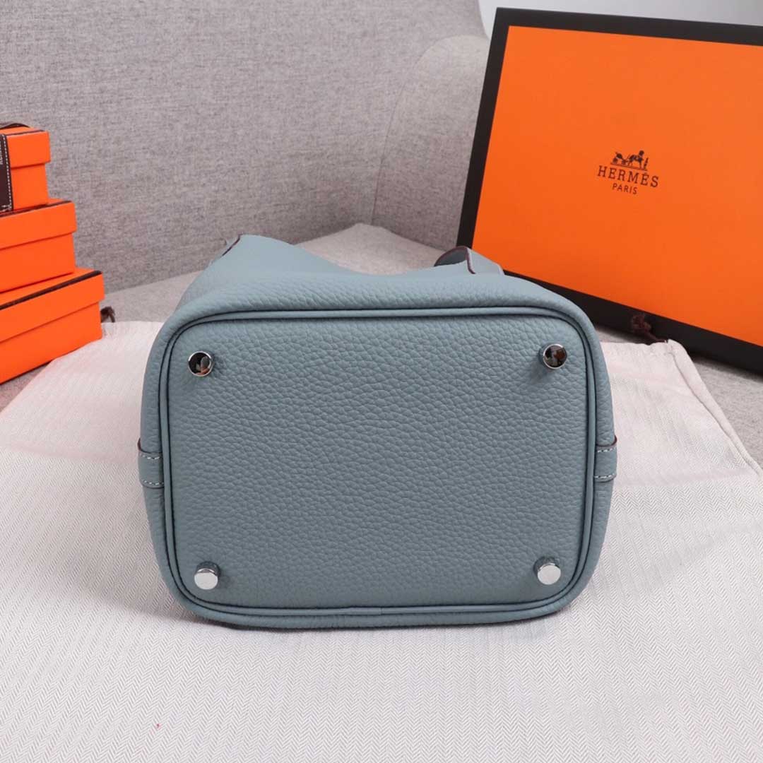 Hermes Goyard AAA-Picotin Lock 22cm 18cm bag BLUE/ORANGE/PINK