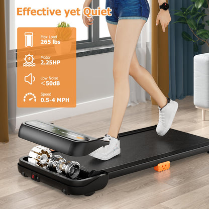 Goplus Walking Pad, Under Desk Treadmill for Home and Office