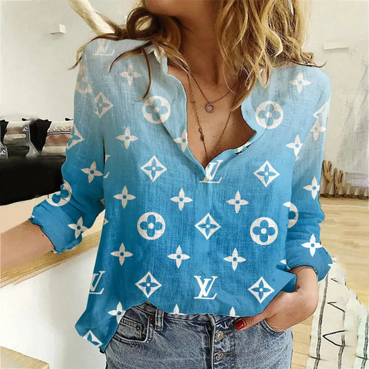 Limited Edition Louis Vuitton Women Limited Shirt Luxury   MRS-NCY-000GH0WE4YB