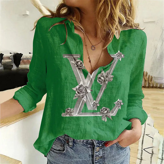 Limited Edition Lothtuis Vuitton Women Limited Shirt Luxury   MRS-NCY-000CGTMSYWC