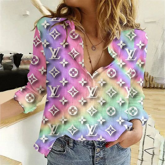 Limited Edition Louis Vuitton Women Limited Shirt Luxury   MRS-NCY-000IVSQHGK8