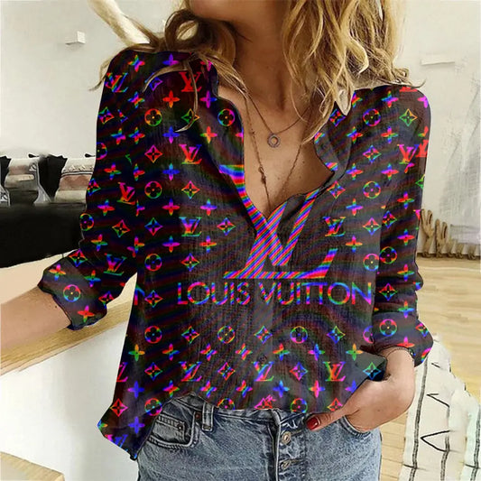 Limited Edition Louis Vuitton Women Limited Shirt Luxury   MRS-NCY-000WQMXETLM