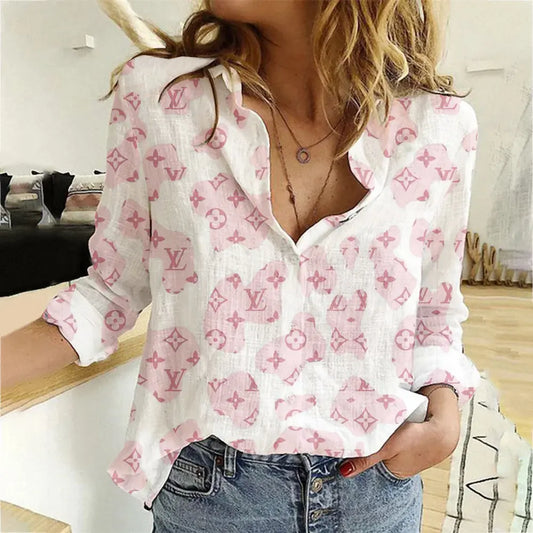 Limited Edition Louis Vuitton Women Limited Shirt Luxury   MRS-NCY-000PIPUTVCA