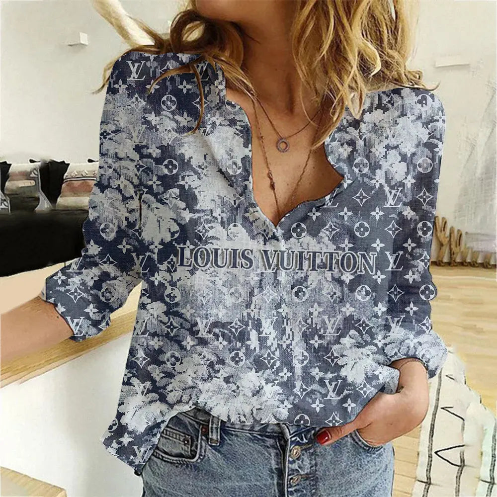 Limited Edition Louis Vuitton Women Limited Shirt Luxury   MRS-NCY-000XQAOZ1VK