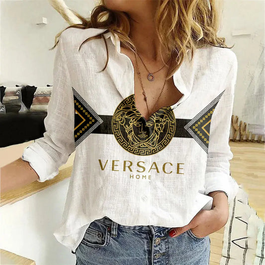 Limited Edition Versace Women Limited Shirt Luxury   MRS-NCY-000B5BPEDM9