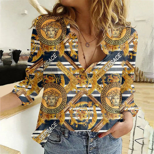 Limited Edition Versace Women Limited Shirt Luxury   MRS-NCY-000IQQ6XIVY