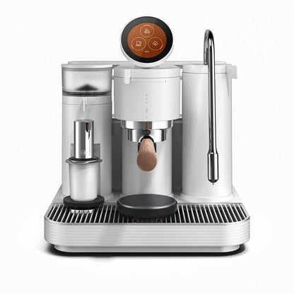 Meet the Meraki Espresso Machine — designed for coffee lovers seeking precision, style, and exceptional taste in every cup.