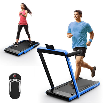 Goplus 2 in 1 Under Desk Treadmill, 2.5HP Superfit Folding Treadmill with Touch Panel Control, Treadmills for Home Office