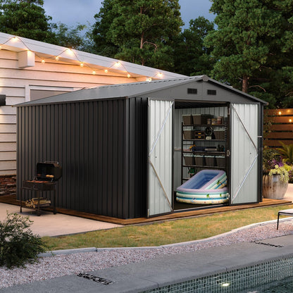 Metal Storage Shed House with Air Vent