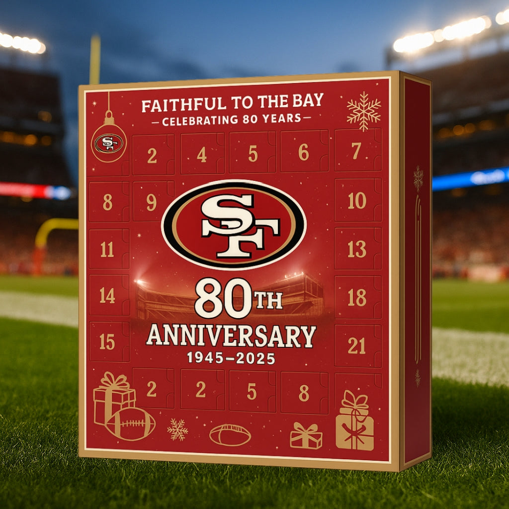 49ers 80th Anniversary 2025 Advent Calendar