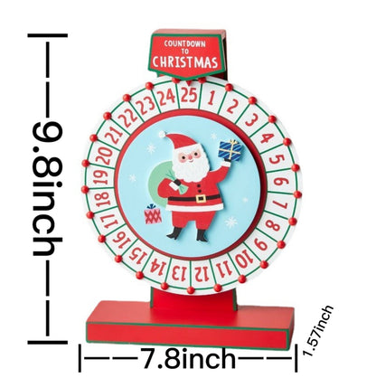 🎅CHRISTMAS HOT SALE🎁-Countdown Christmas Advent Calendar Wheel(BUY 2 FREE SHIPPING)