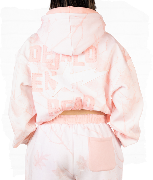 Dejalo En Read Pink Camo Hoodie