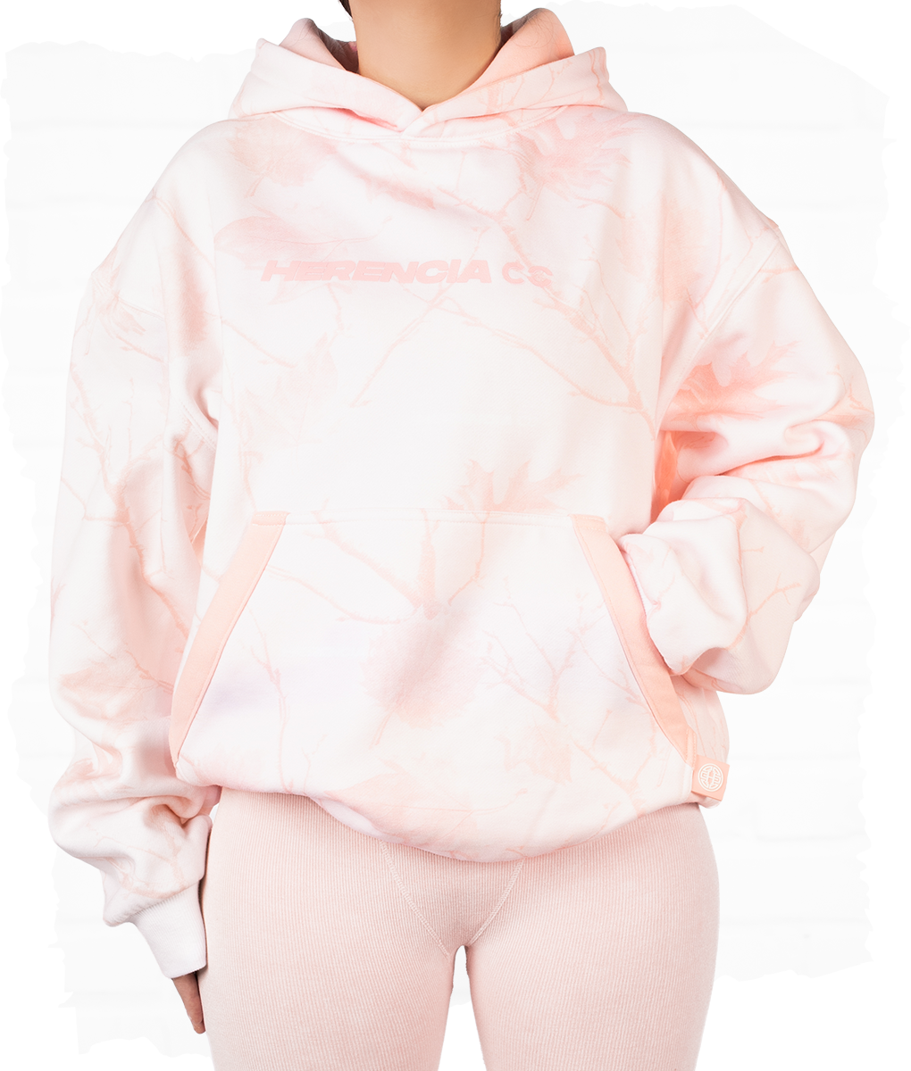 Dejalo En Read Pink Camo Hoodie