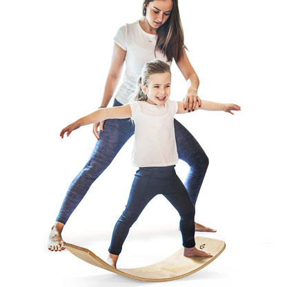 35Inch Wooden Balance Board for Kids & Adults Support 660LBS