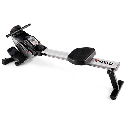 Goplus Folding Rowing Machine,Magnetic Rower with Adjustable Resistance and LCD Display