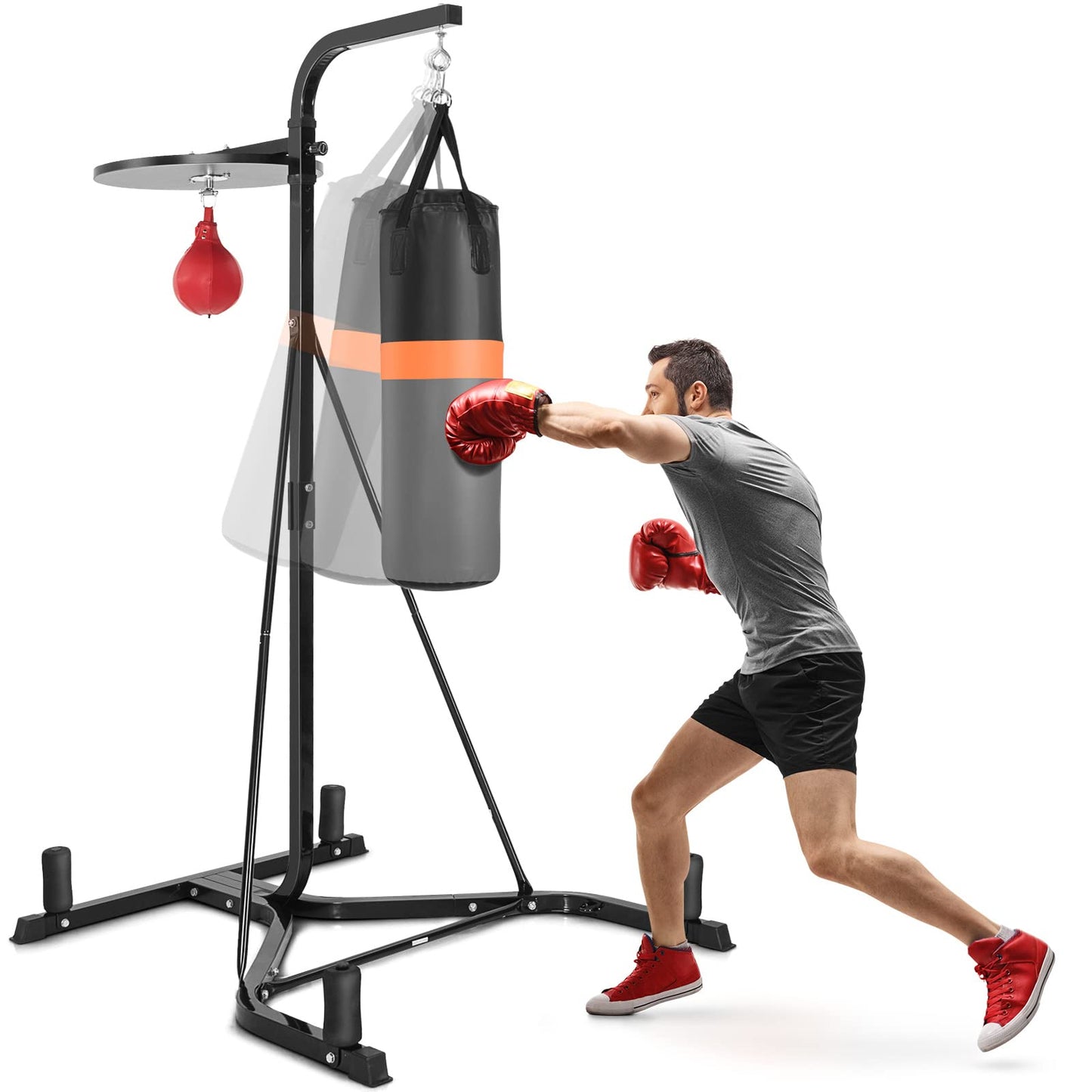 Goplus Boxing Stand for Heavy Bag and Speed Bag