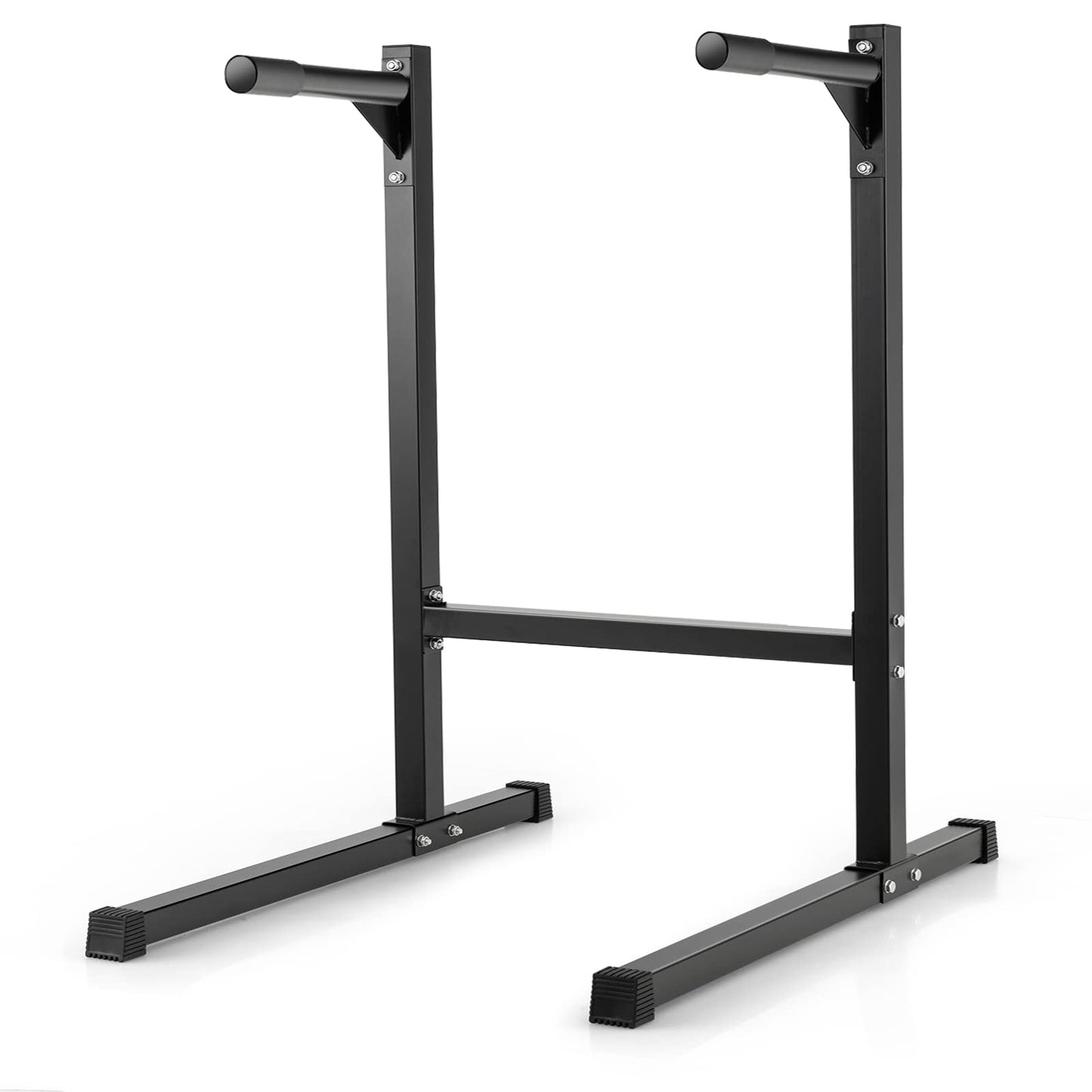 Goplus Multifunctional Dip Stand Dip Station, 600 LBS Capacity Heavy Duty Dip Bar Push Up Bar