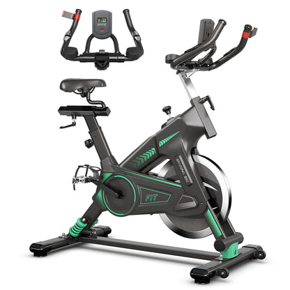 Goplus Indoor Cycling Bike, Stationary Exercise Bike Workout Bike with Device Holders